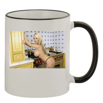 Holly Halston 11oz Colored Rim & Handle Mug