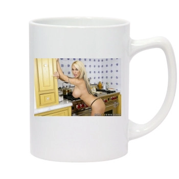 Holly Halston 14oz White Statesman Mug