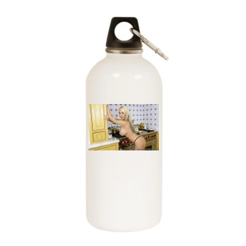 Holly Halston White Water Bottle With Carabiner