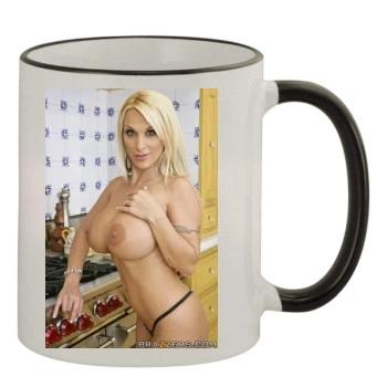 Holly Halston 11oz Colored Rim & Handle Mug