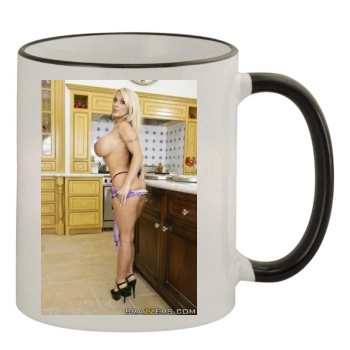 Holly Halston 11oz Colored Rim & Handle Mug