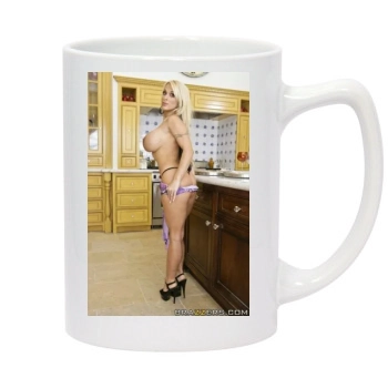 Holly Halston 14oz White Statesman Mug