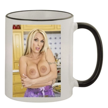 Holly Halston 11oz Colored Rim & Handle Mug