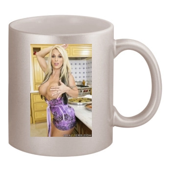 Holly Halston 11oz Metallic Silver Mug