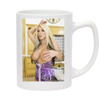 Holly Halston 14oz White Statesman Mug