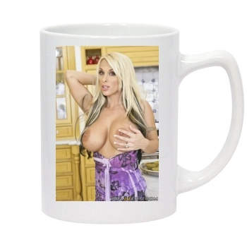 Holly Halston 14oz White Statesman Mug