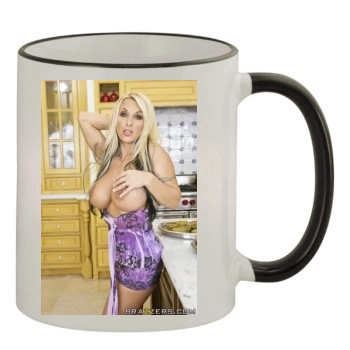 Holly Halston 11oz Colored Rim & Handle Mug