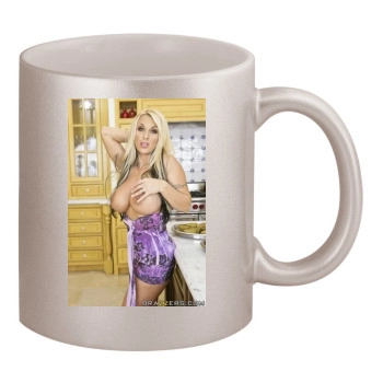 Holly Halston 11oz Metallic Silver Mug