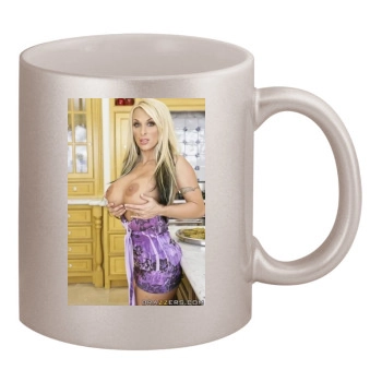 Holly Halston 11oz Metallic Silver Mug