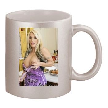 Holly Halston 11oz Metallic Silver Mug