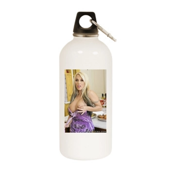 Holly Halston White Water Bottle With Carabiner