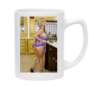 Holly Halston 14oz White Statesman Mug