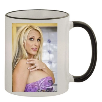 Holly Halston 11oz Colored Rim & Handle Mug