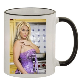 Holly Halston 11oz Colored Rim & Handle Mug