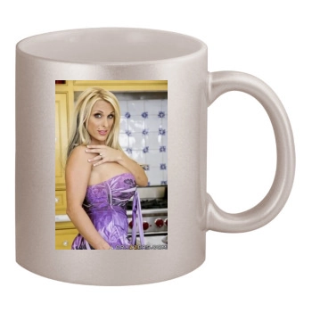 Holly Halston 11oz Metallic Silver Mug