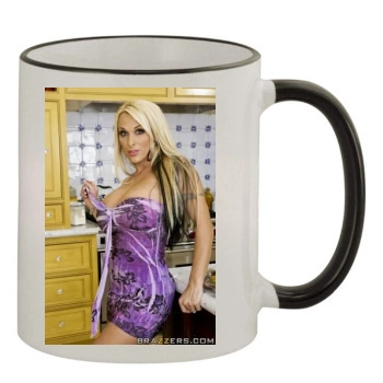 Holly Halston 11oz Colored Rim & Handle Mug