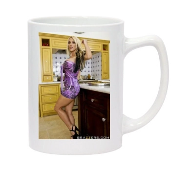 Holly Halston 14oz White Statesman Mug