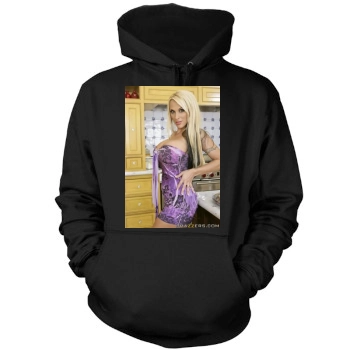 Holly Halston Mens Pullover Hoodie Sweatshirt