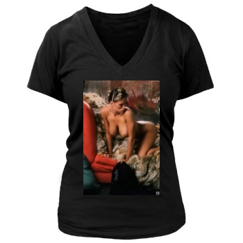 Gig Gangel Women's Deep V-Neck TShirt