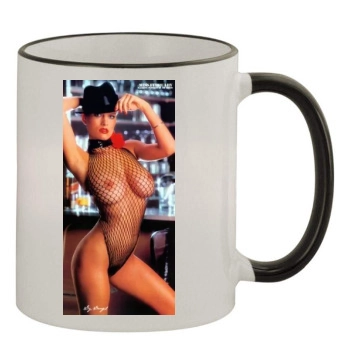 Gig Gangel 11oz Colored Rim & Handle Mug