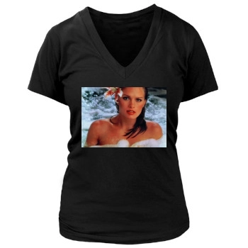 Gig Gangel Women's Deep V-Neck TShirt