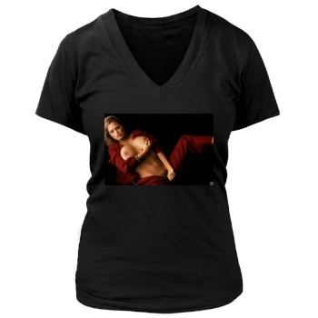 Gig Gangel Women's Deep V-Neck TShirt