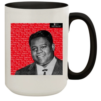 Fats Domino 15oz Colored Inner & Handle Mug