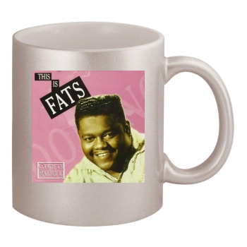 Fats Domino 11oz Metallic Silver Mug