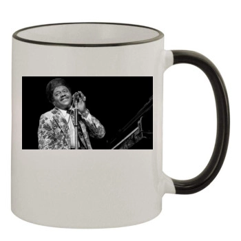 Fats Domino 11oz Colored Rim & Handle Mug