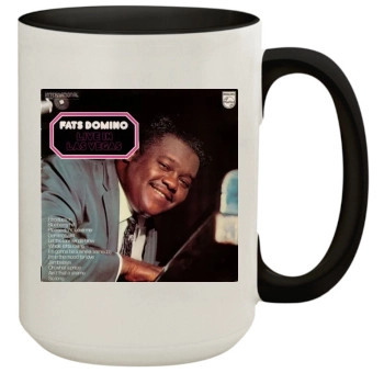 Fats Domino 15oz Colored Inner & Handle Mug