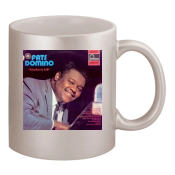 Fats Domino 11oz Metallic Silver Mug