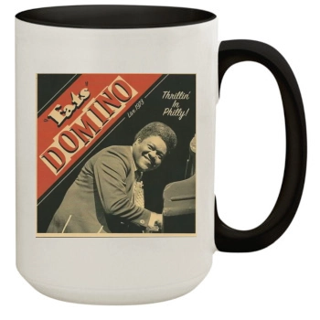 Fats Domino 15oz Colored Inner & Handle Mug