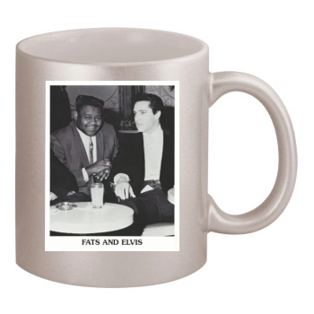 Fats Domino 11oz Metallic Silver Mug