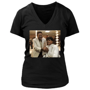 Fats Domino Women's Deep V-Neck TShirt