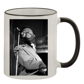 Fats Domino 11oz Colored Rim & Handle Mug