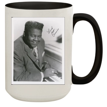 Fats Domino 15oz Colored Inner & Handle Mug