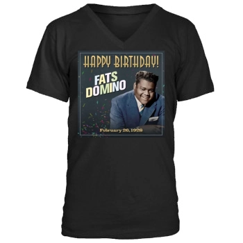 Fats Domino Men's V-Neck T-Shirt