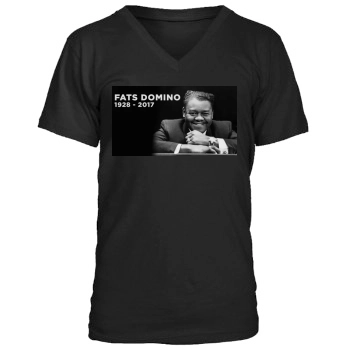 Fats Domino Men's V-Neck T-Shirt