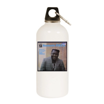 Fats Domino White Water Bottle With Carabiner