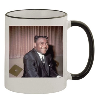 Fats Domino 11oz Colored Rim & Handle Mug