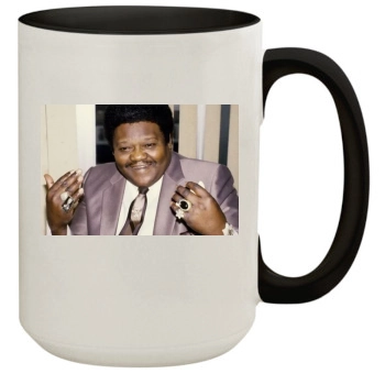 Fats Domino 15oz Colored Inner & Handle Mug