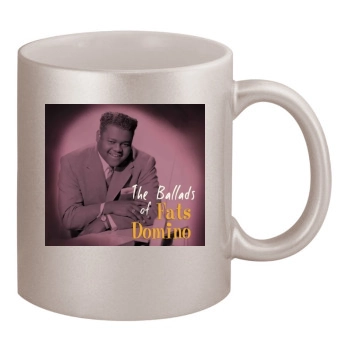 Fats Domino 11oz Metallic Silver Mug