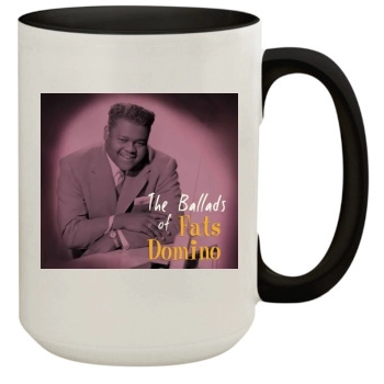 Fats Domino 15oz Colored Inner & Handle Mug