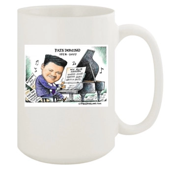 Fats Domino 15oz White Mug