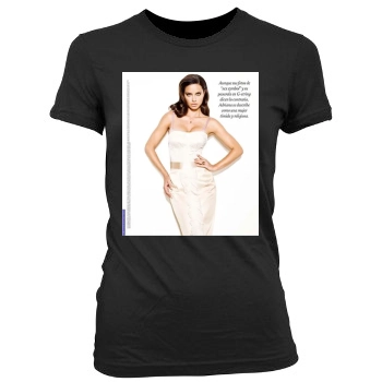 Adriana Lima Women's Junior Cut Crewneck T-Shirt