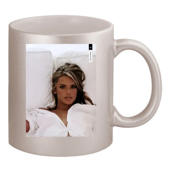 Alessandra Ambrosio 11oz Metallic Silver Mug