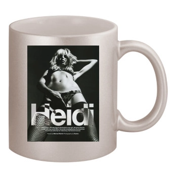 Heidi Klum 11oz Metallic Silver Mug