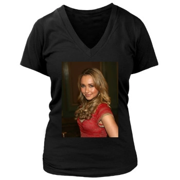 Hayden Panettiere Women's Deep V-Neck TShirt