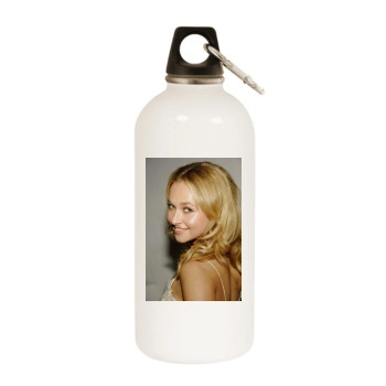 Hayden Panettiere White Water Bottle With Carabiner