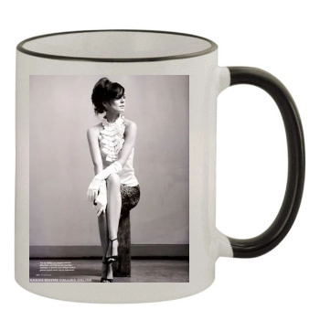 Sarah Wayne Callies 11oz Colored Rim & Handle Mug